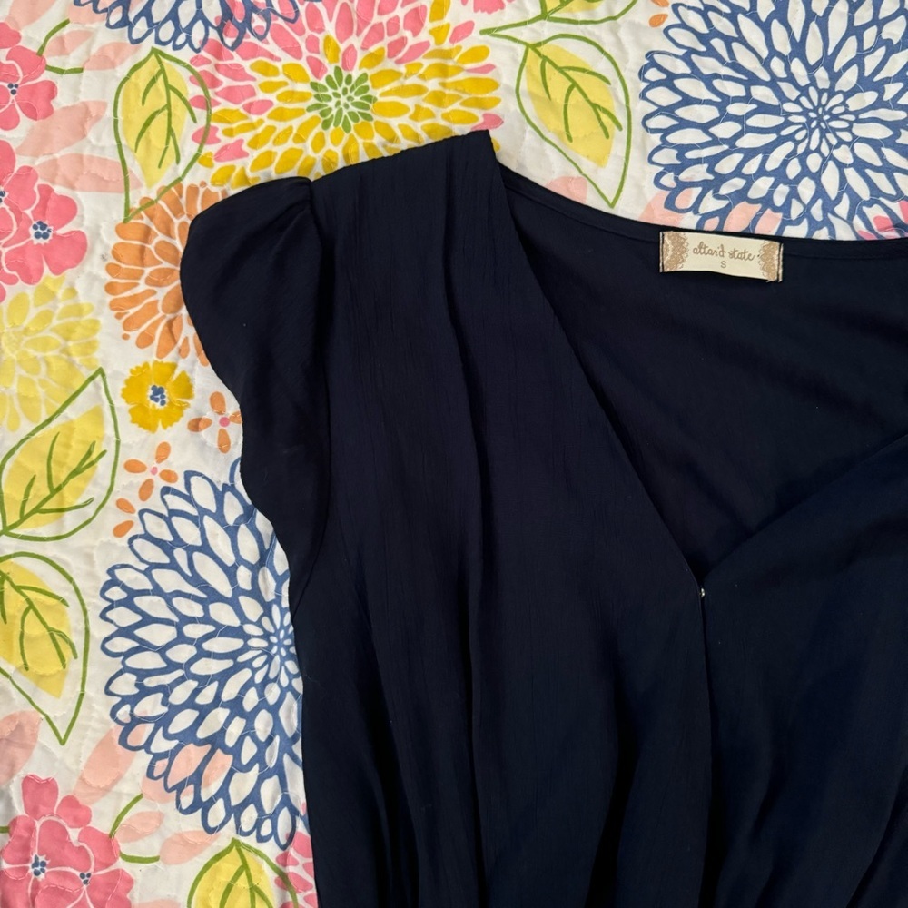 Small altar’d state navy blue dress - Picture 3 of 4